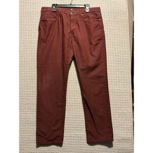 Incotex Ray Regular Men's Burgundy Pants Jeans 5PKTS 36x32 Chino